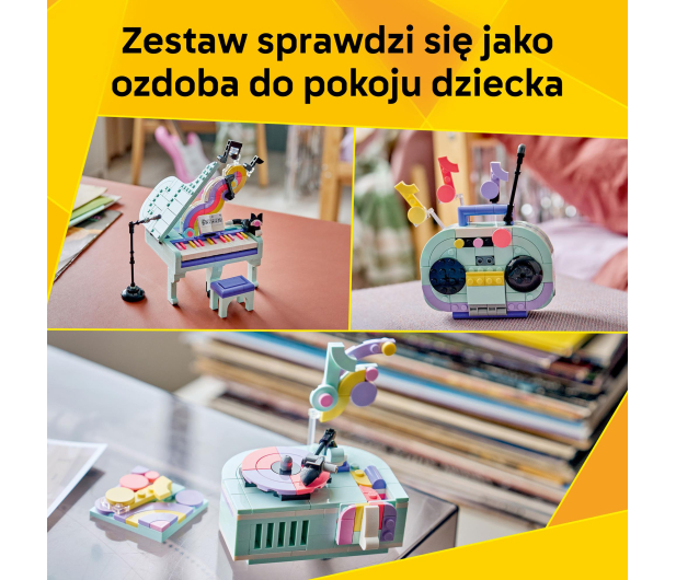 LEGO CREATOR 31392 Dekoracyjny fortepian z kotem - 1529756 - zdjęcie 5